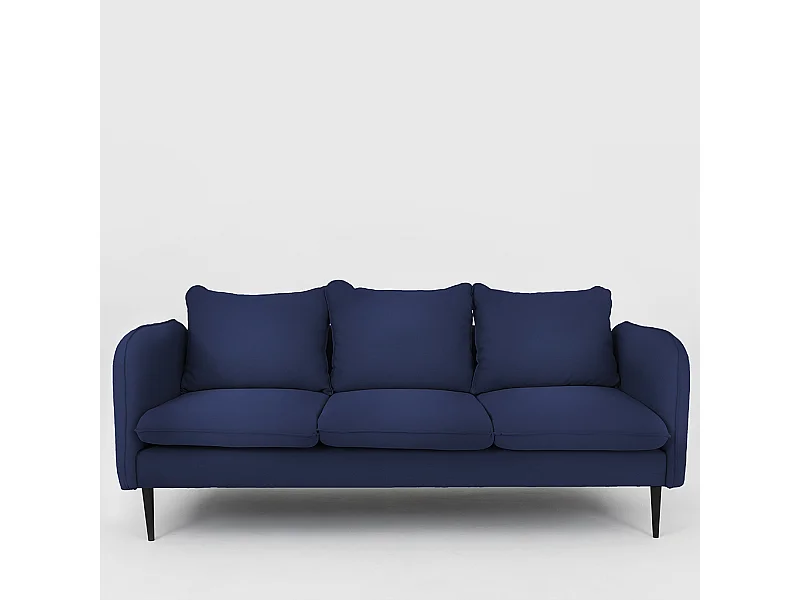 Bank 89x205x90 cm zwart Posh