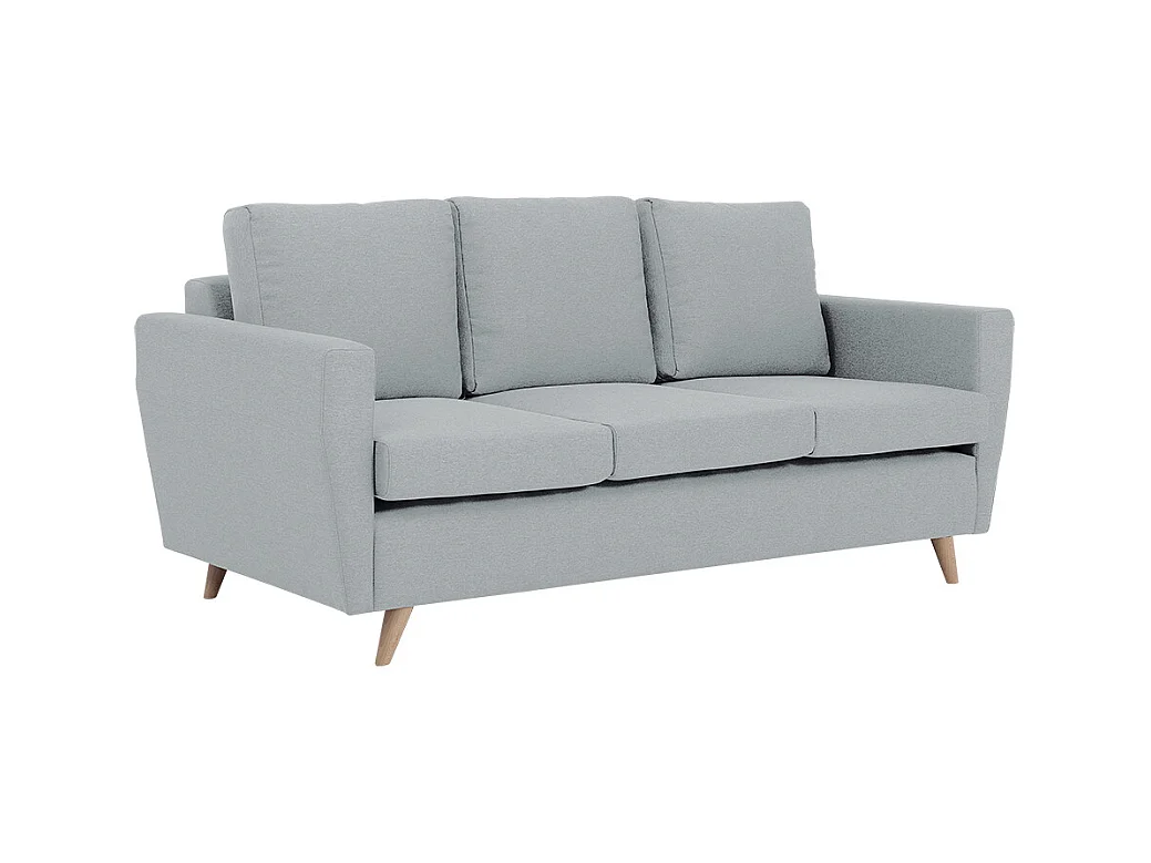 Sofa 90x189x86 cm grau Lover