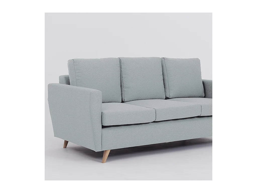Sofa 90x189x86 cm grau Lover