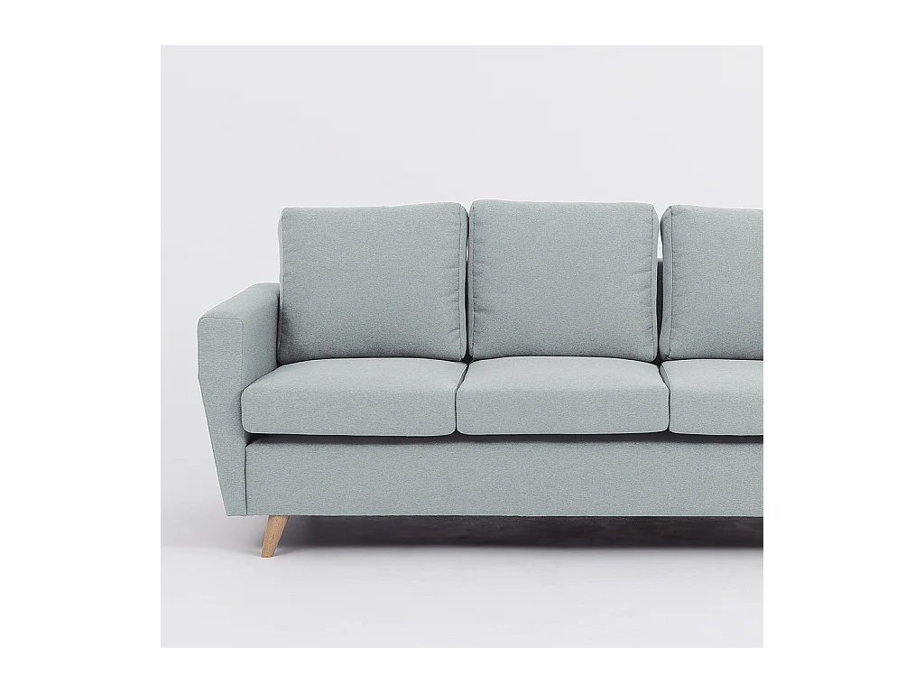 Sofa 90x189x86 cm grau Lover