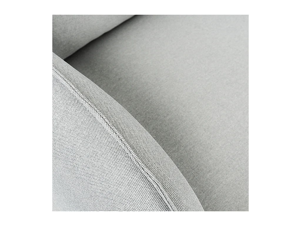 Bank 89x145x90 cm Platina Grijs Posh Zwart