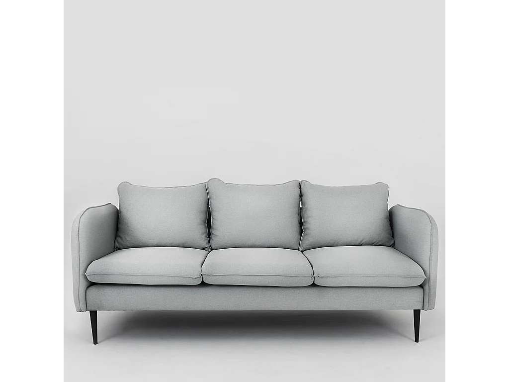 Sofá 89x205x90 cm preto Posh