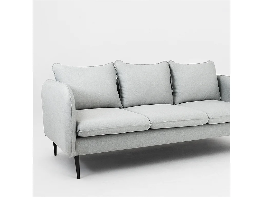 Sofá 89x205x90 cm preto Posh