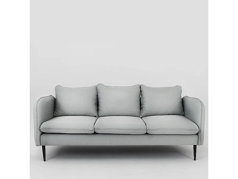 Bank 89x205x90 cm zwart Posh