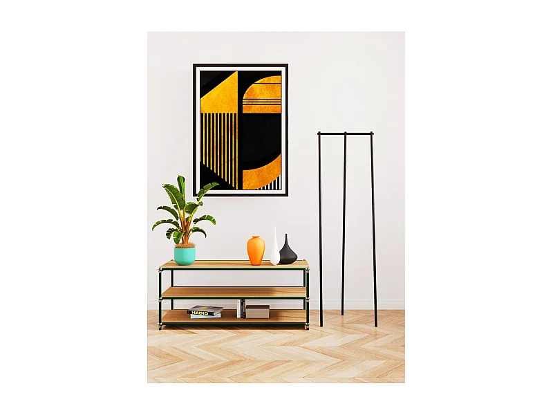 Consoletafel 50x130x53 cm groen Skardu H3 Flex