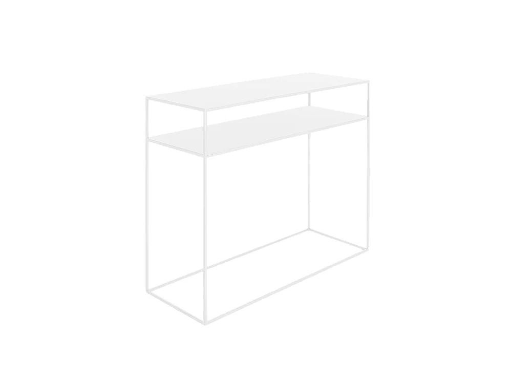 Konsole 100x35x75 cm weiß Tensio2Floormetal