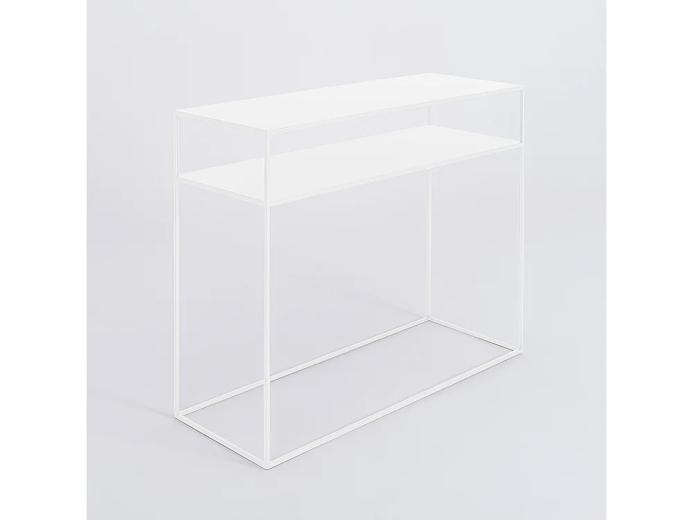 Consola 100x35x75 cm blanca tensio2floormetal
