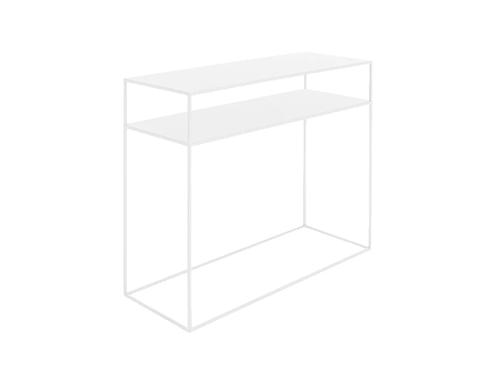Consola 100x35x75 cm blanca tensio2floormetal