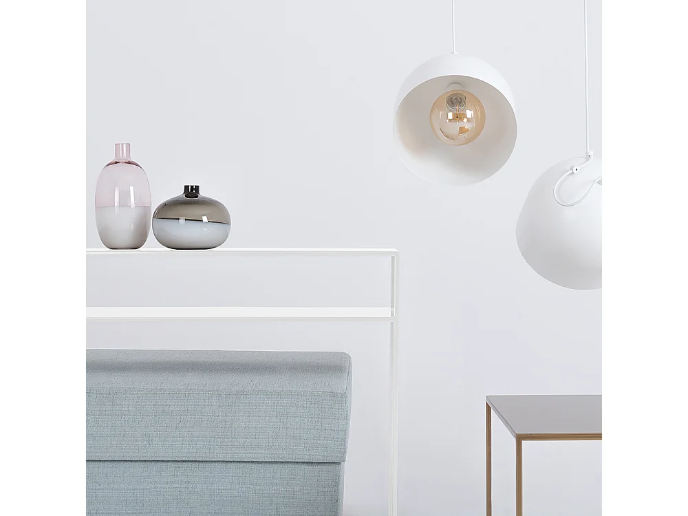 Consola 100x35x75 cm blanca tensio2floormetal