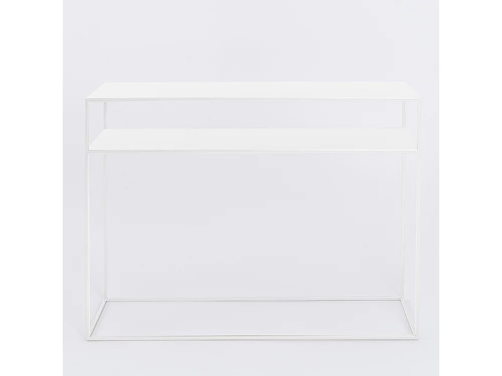 Consola 100x35x75 cm blanca tensio2floormetal