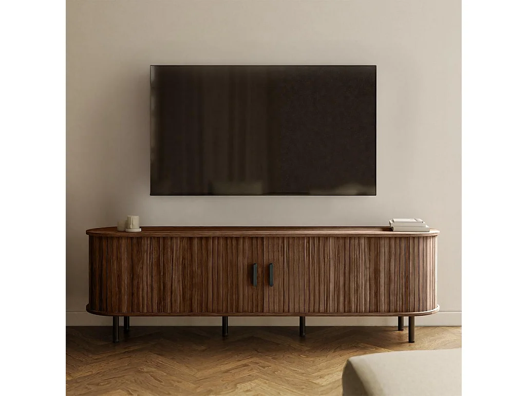 Tv-kast 55x180x45 cm donker walnoot Epique