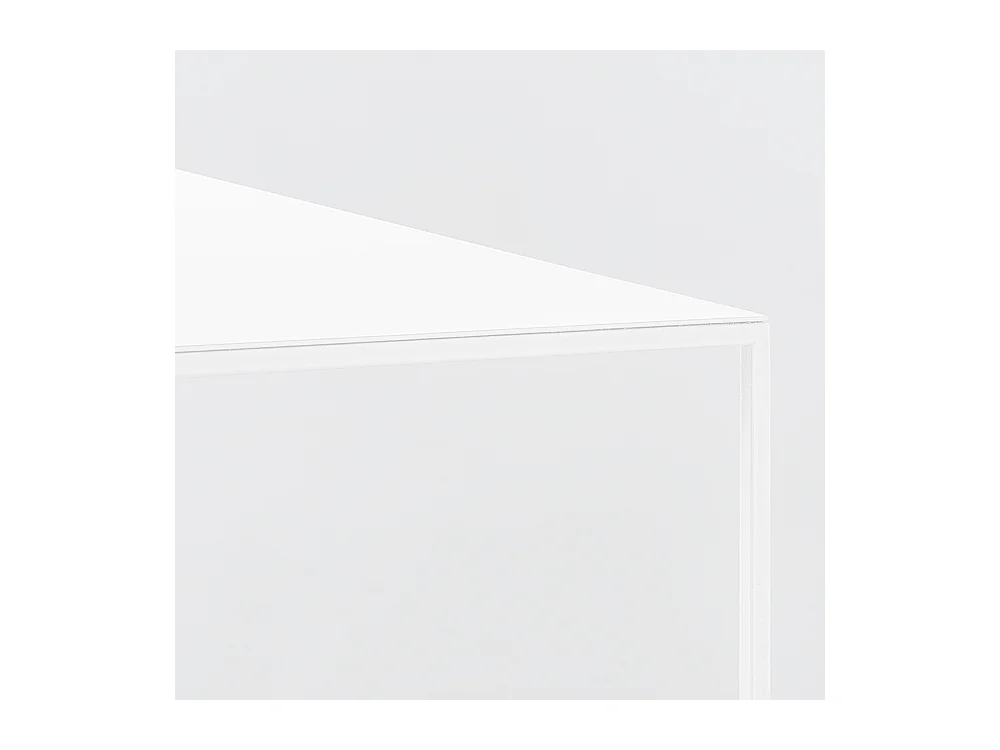 Console 100x35x75 cm blanc tensio métal