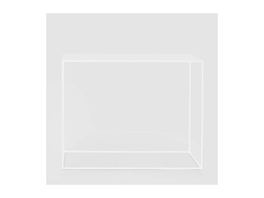 Console 100x35x75 cm blanc tensio métal