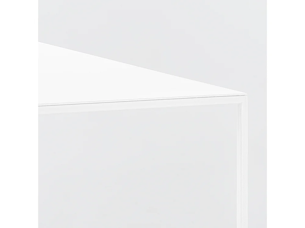 Console 100x35x75 cm blanc tensio métal