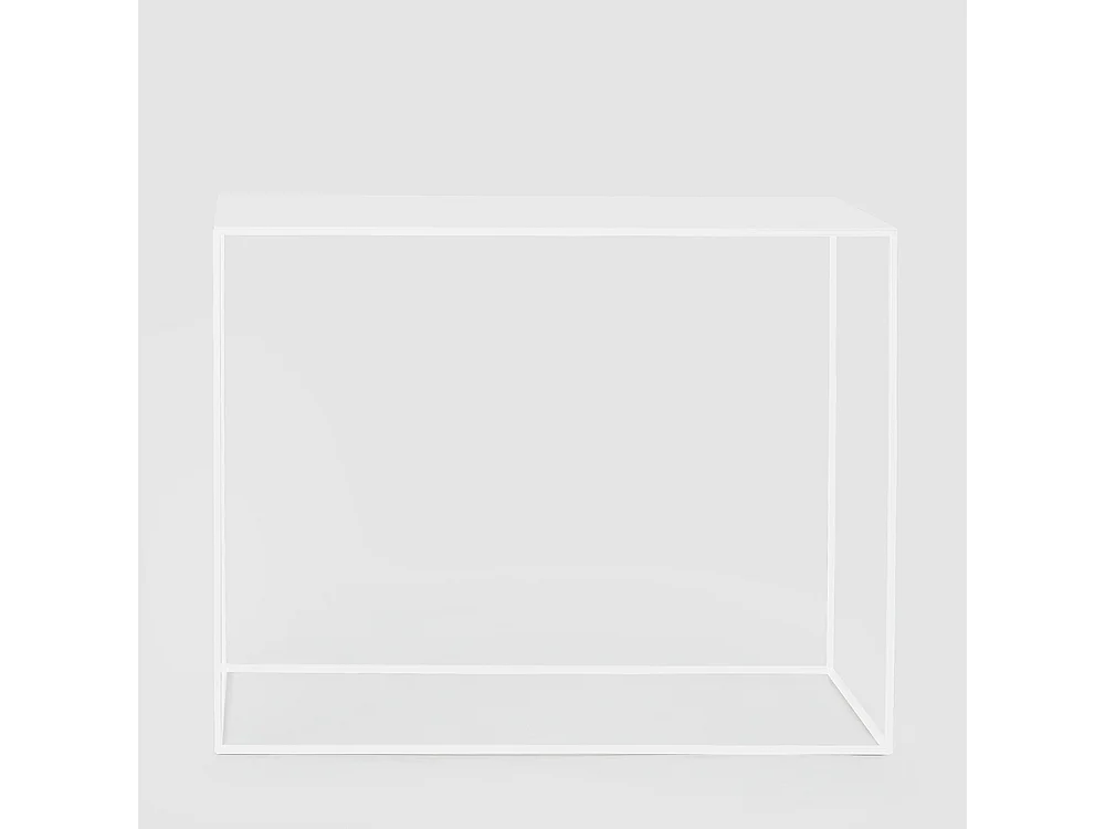 Console 100x35x75 cm blanc tensio métal