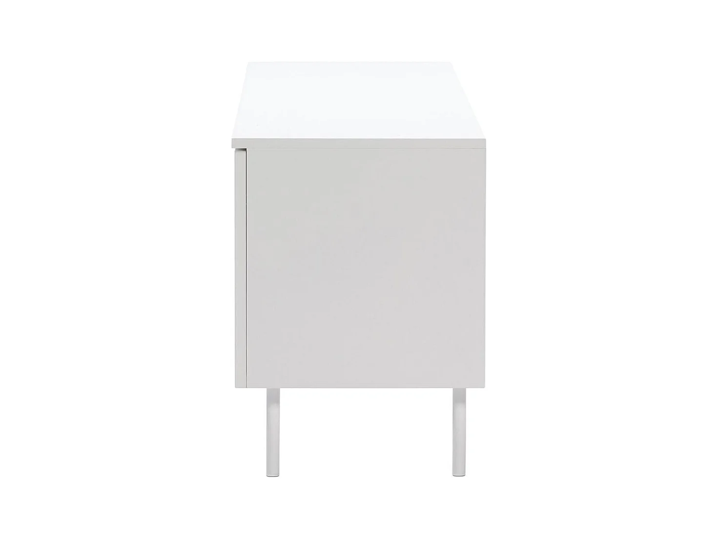 TV-Schrank 161x40x55,5 cm weiß Asthetic