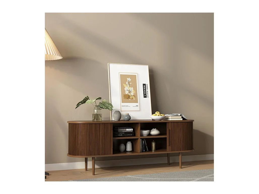 TV-Schrank 58x160x40 cm Walnuss Ora