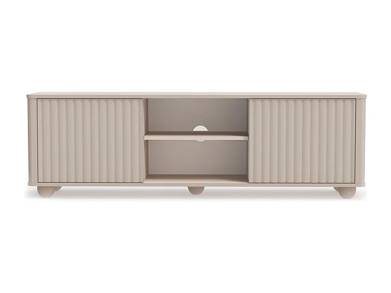 TV-Schrank 49x160x38 cm beige Rayon