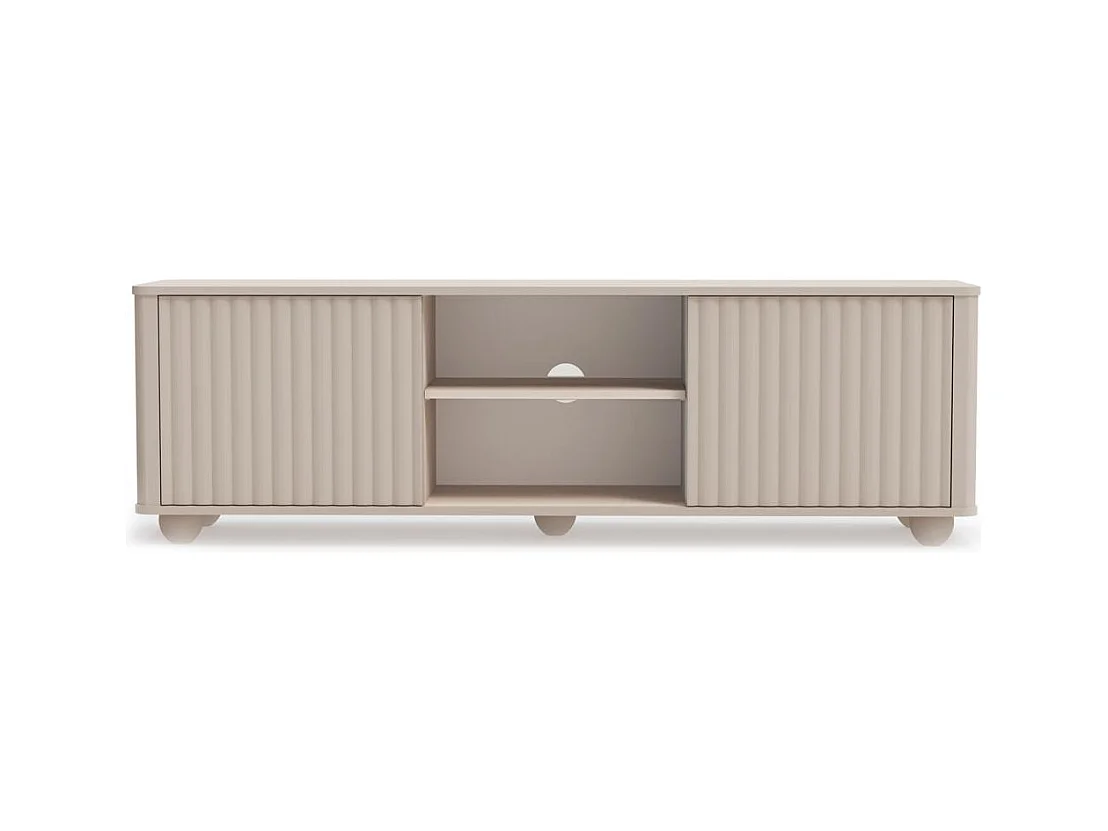 Meuble TV 49x160x38 cm beige Rayon