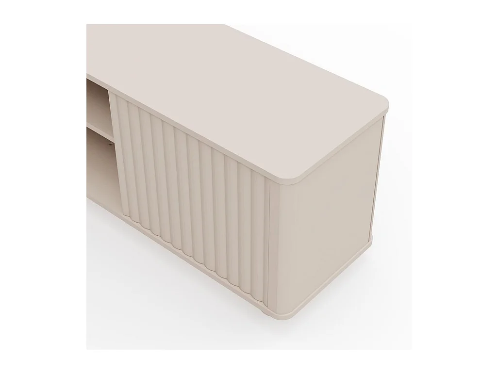 Meuble TV 49x160x38 cm beige Rayon