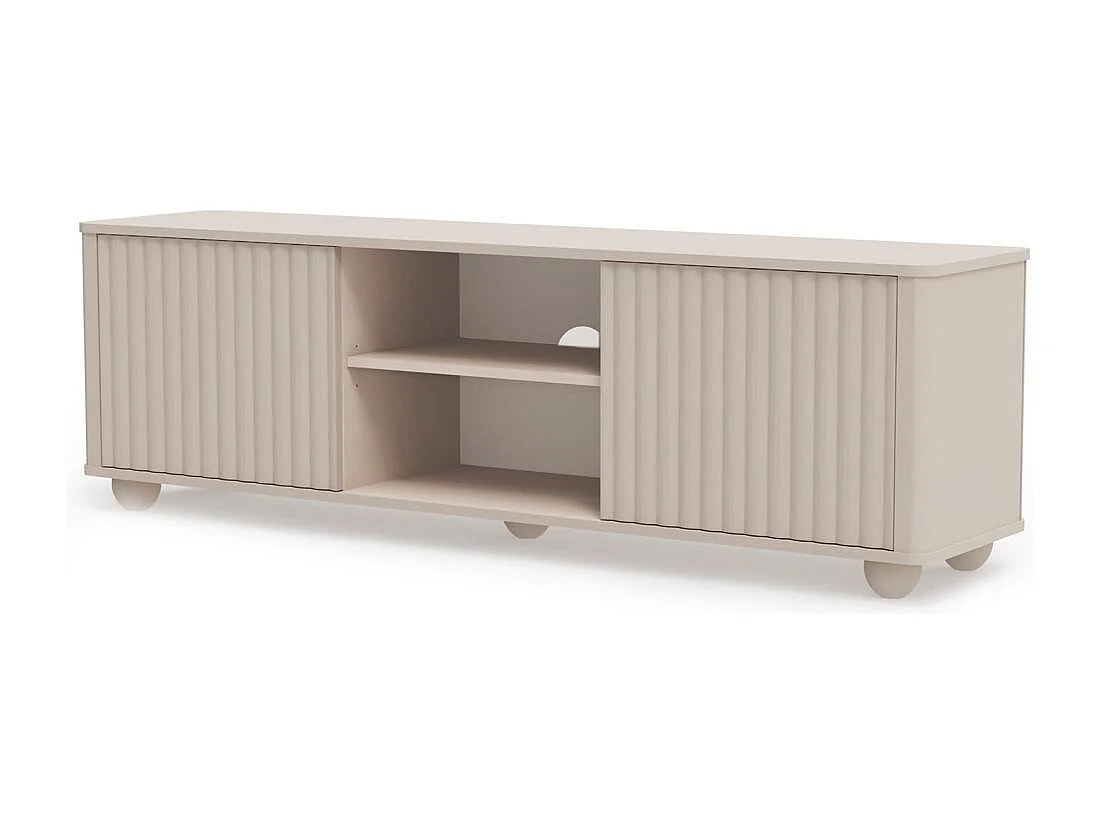 Mobile TV 49x160x38 cm beige Rayon