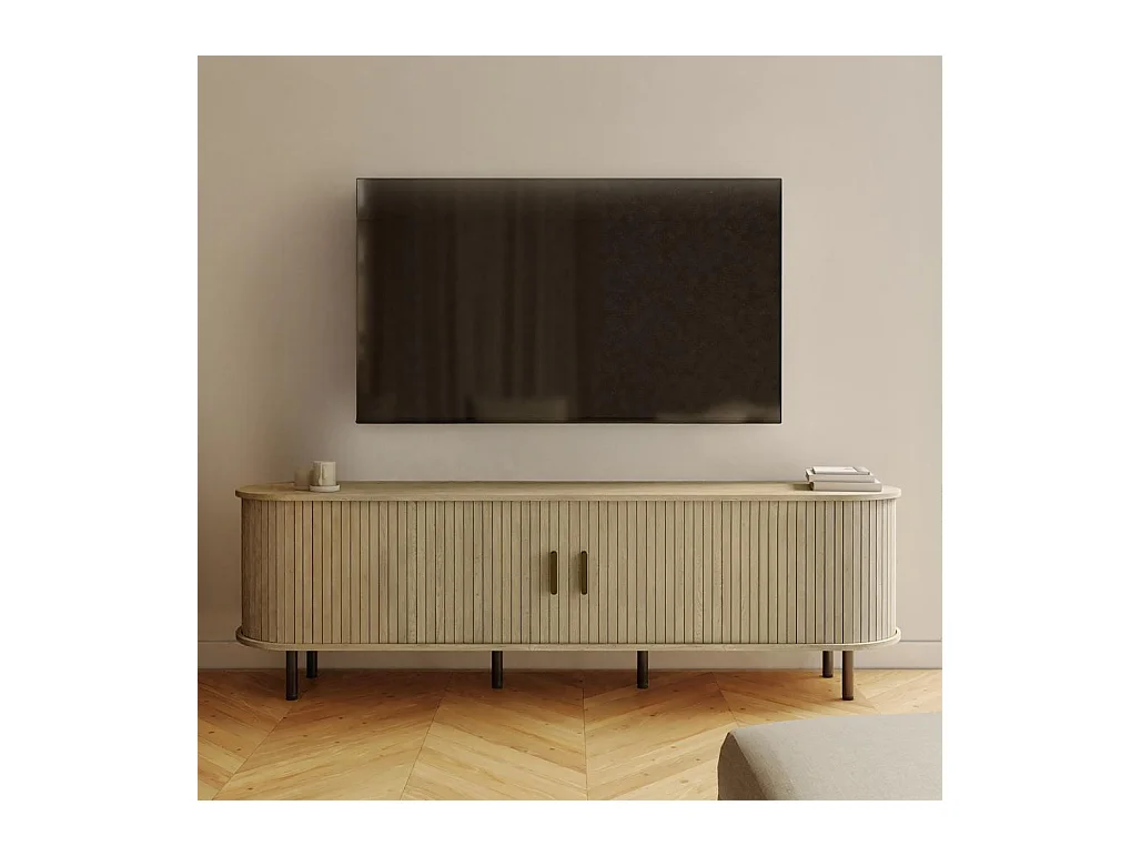 TV-Schrank 55x180x45 cm, Eiche hell, Epique