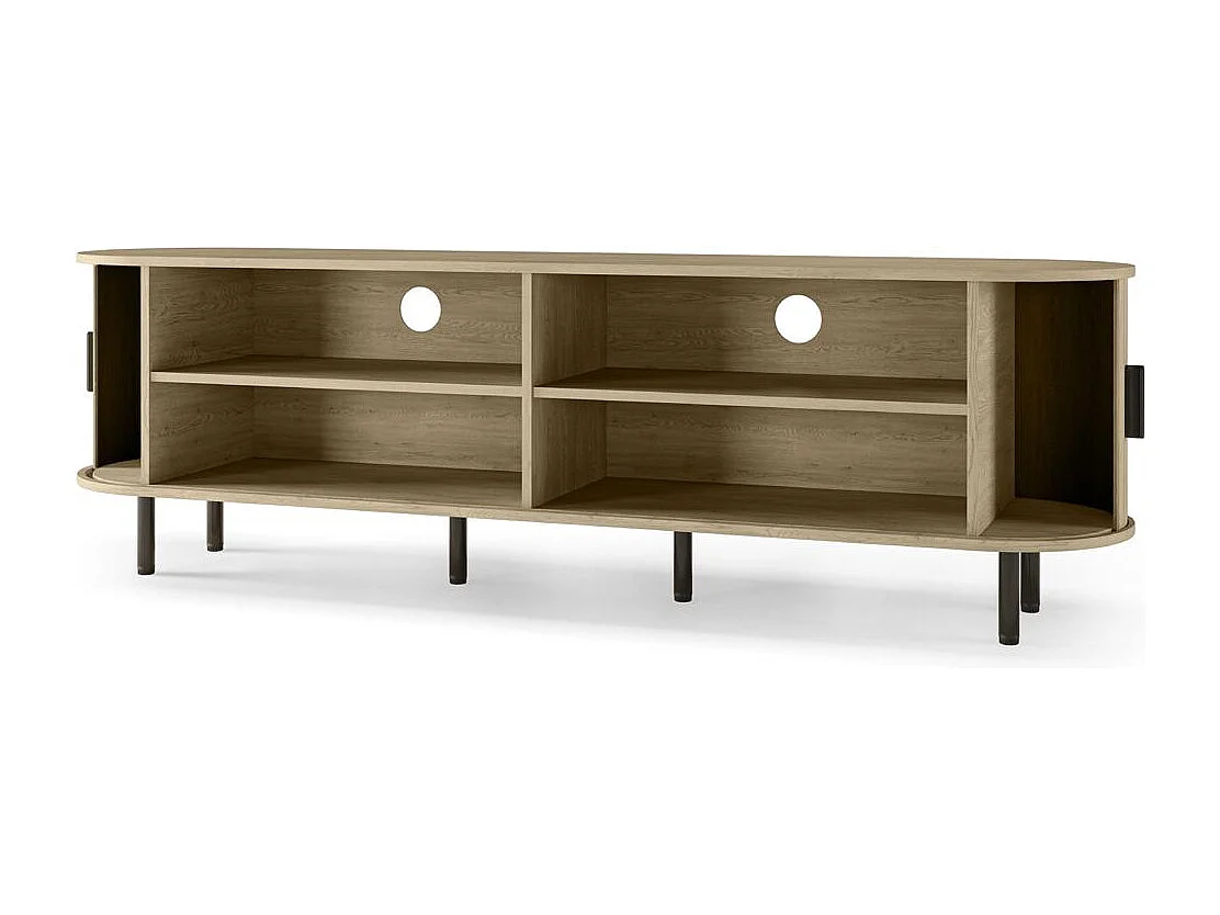 Tv-kast 55x180x45 cm licht eiken epique