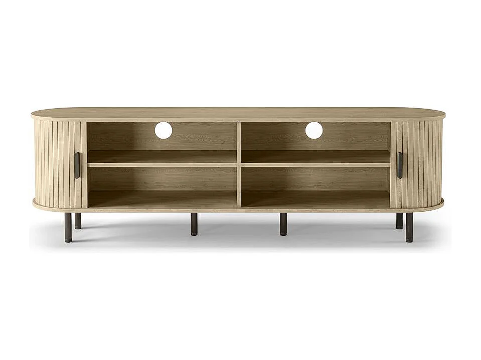 Tv-kast 55x180x45 cm licht eiken epique