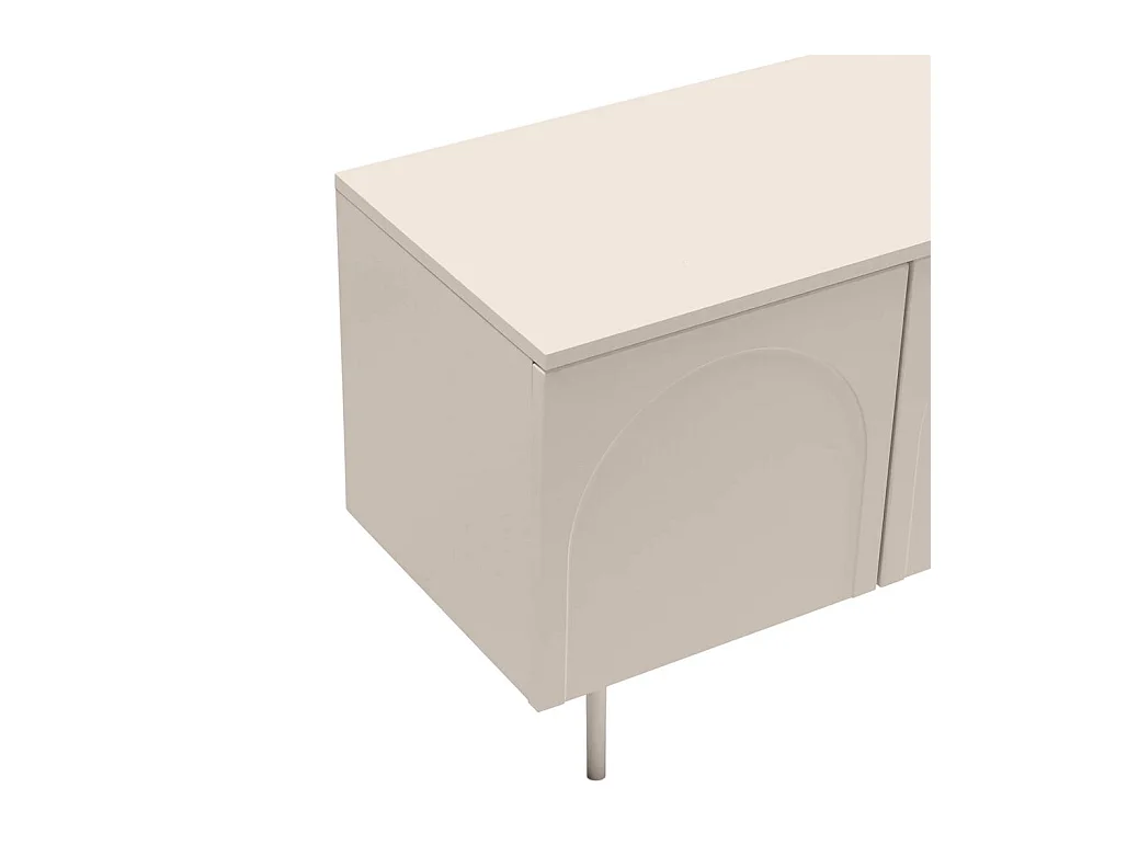 Meuble TV 161x40x55,5 cm esthétique cachemire