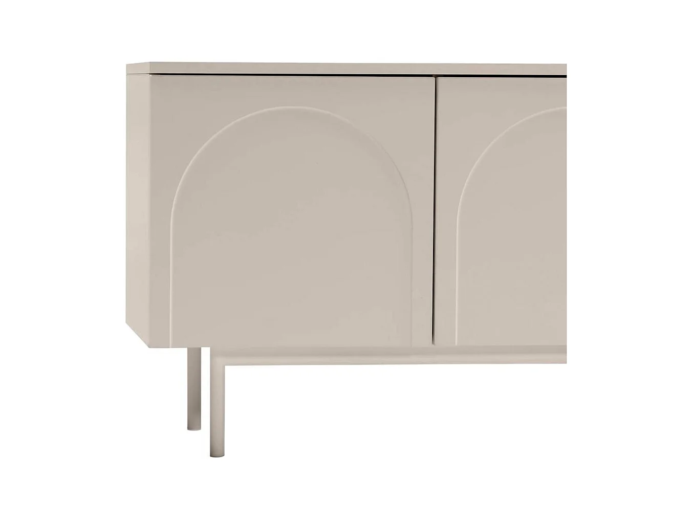 Meuble TV 161x40x55,5 cm esthétique cachemire