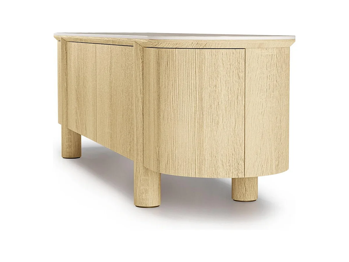 TV-Schrank 55,5x200x48 cm Eiche Cecile