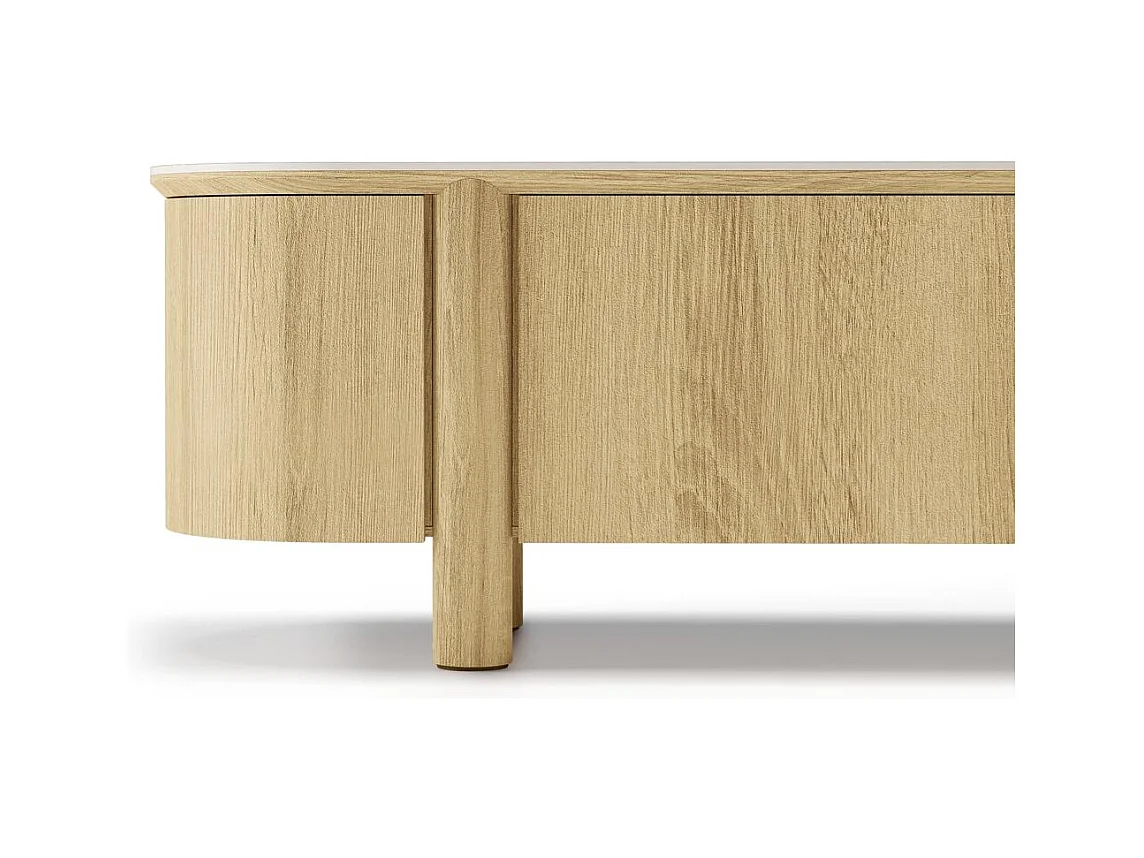 TV-Schrank 55,5x200x48 cm Eiche Cecile