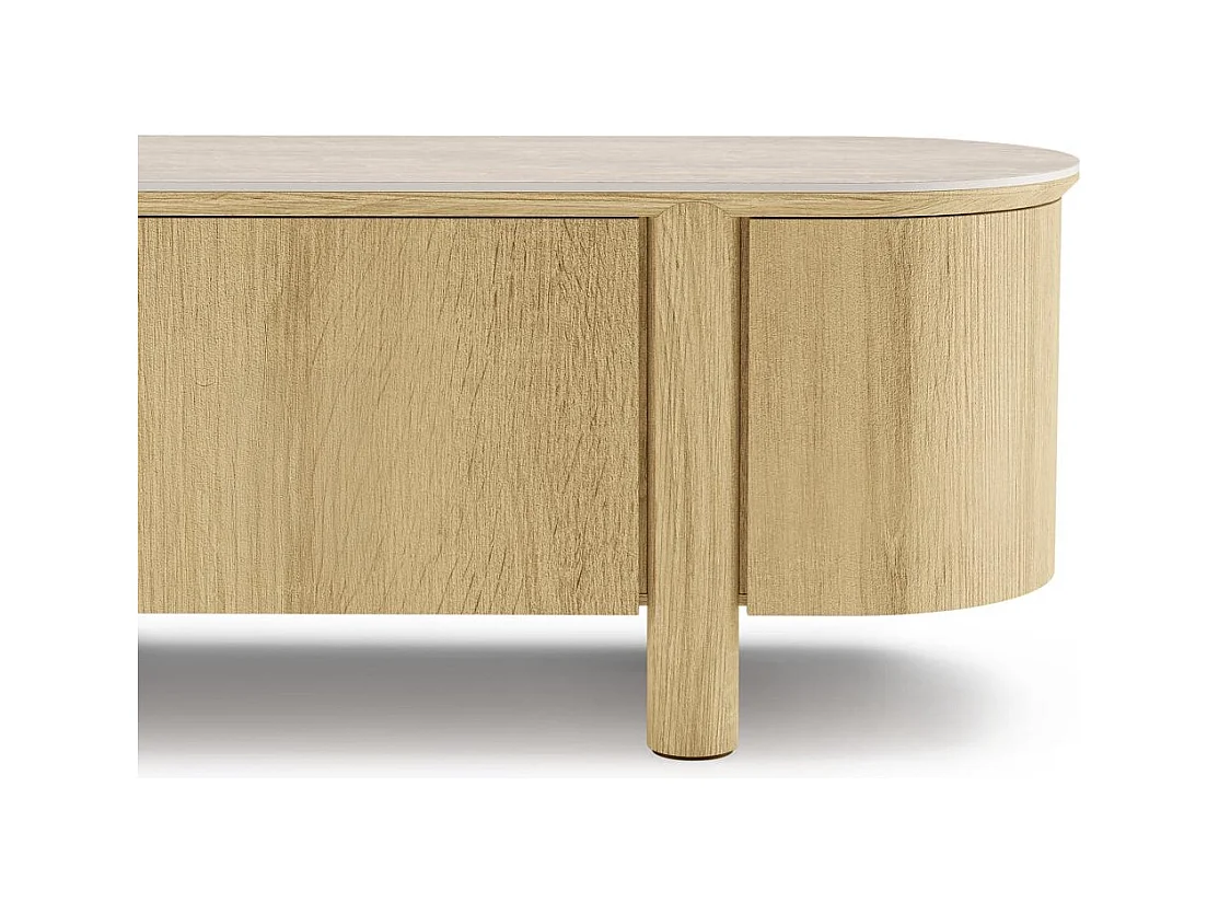 TV-Schrank 55,5x200x48 cm Eiche Cecile