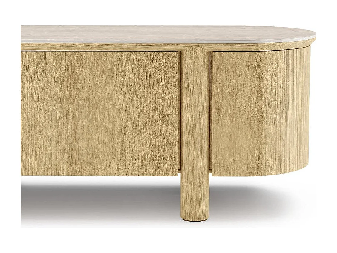 TV-Schrank 55,5x200x48 cm Eiche Cecile