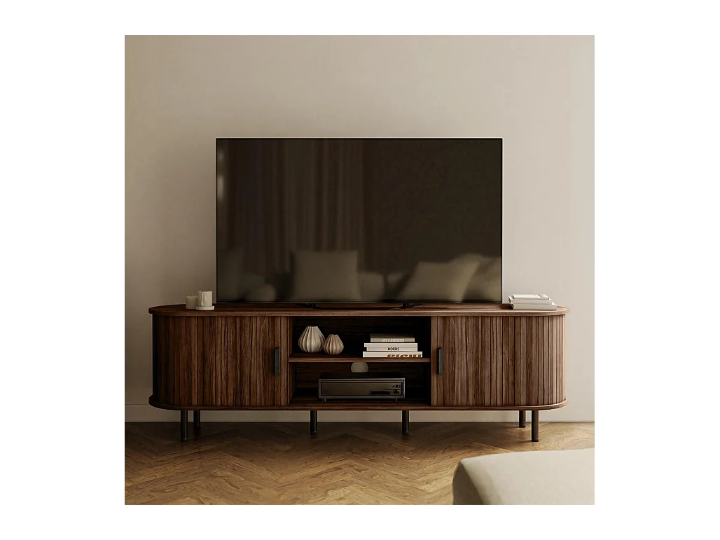 TV-kast 55x180x40 cm walnoot EPIQUE