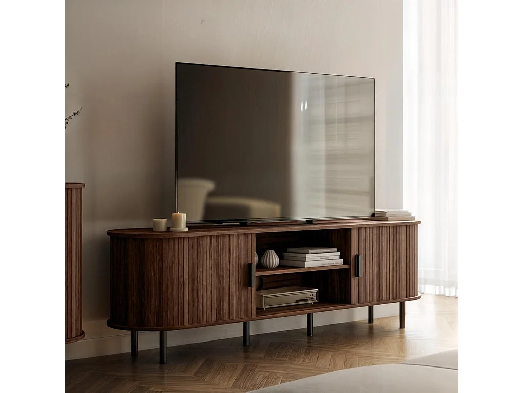 TV-kast 55x180x40 cm walnoot EPIQUE