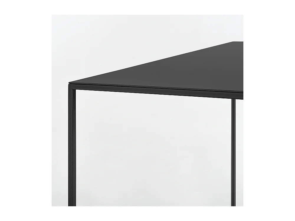 Consoletafel 100x35x75 cm zwart Tensio