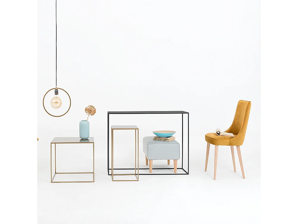 Consolle 100x35x75 cm nero Tensio