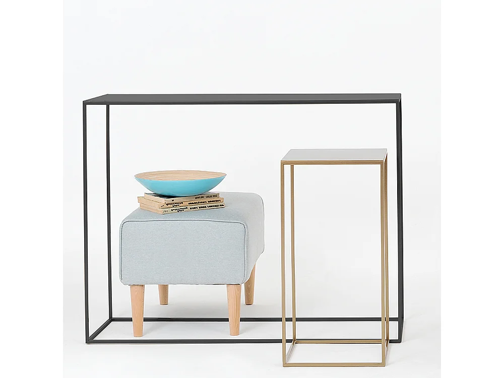 Consolle 100x35x75 cm nero Tensio