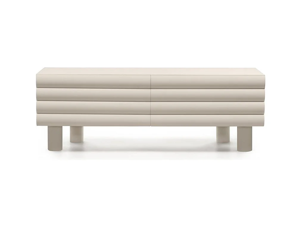 Meuble TV 53,1x154,7x42,3 cm beige LUEL