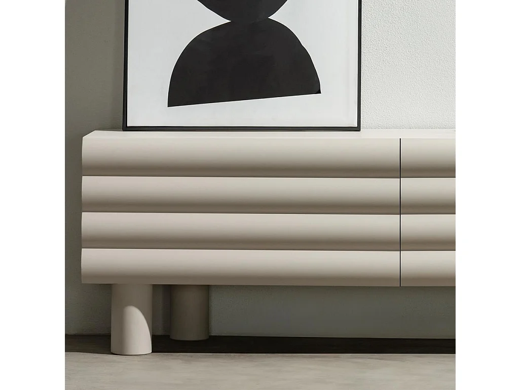 Mobile TV 53,1x154,7x42,3 cm beige LUEL