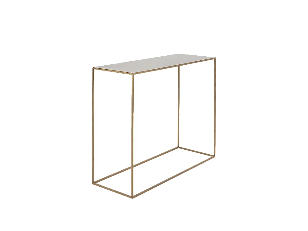 Console 100x35x75 cm métal tensio doré