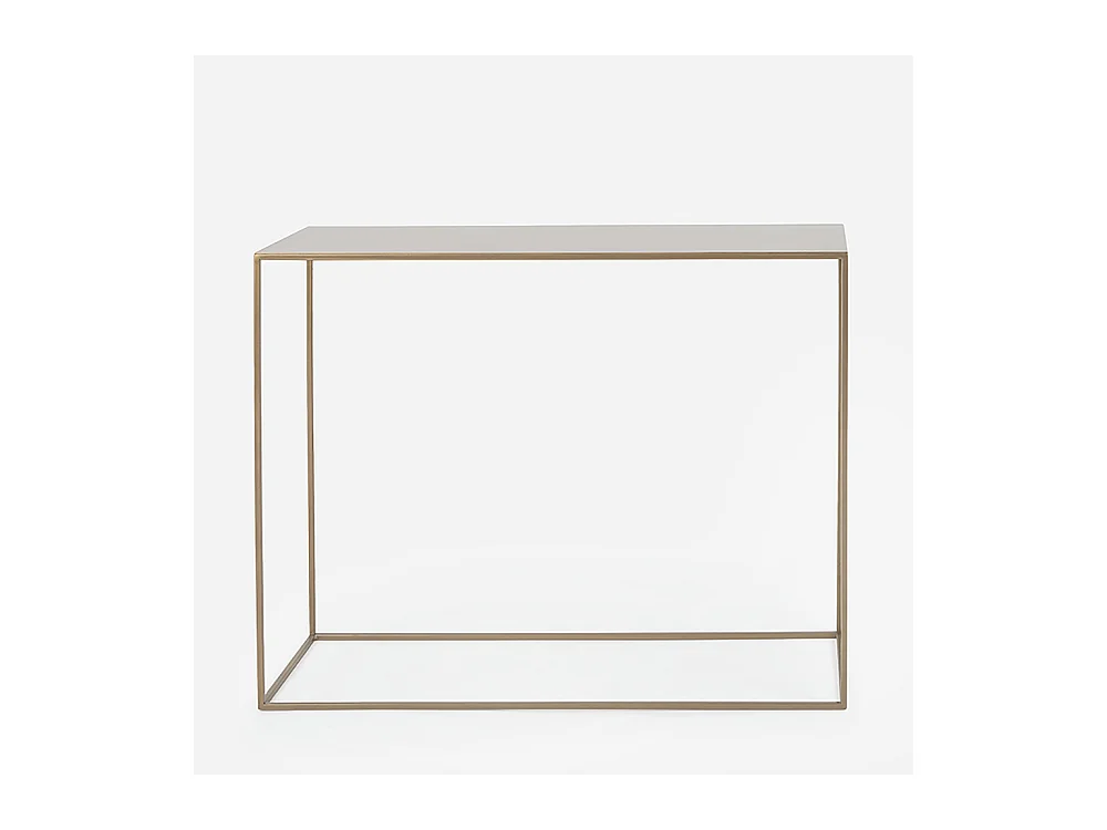 Console 100x35x75 cm métal tensio doré