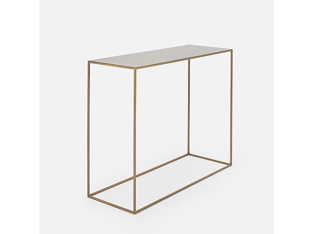 Consoletafel 100x35x75 cm goud tensio metaal