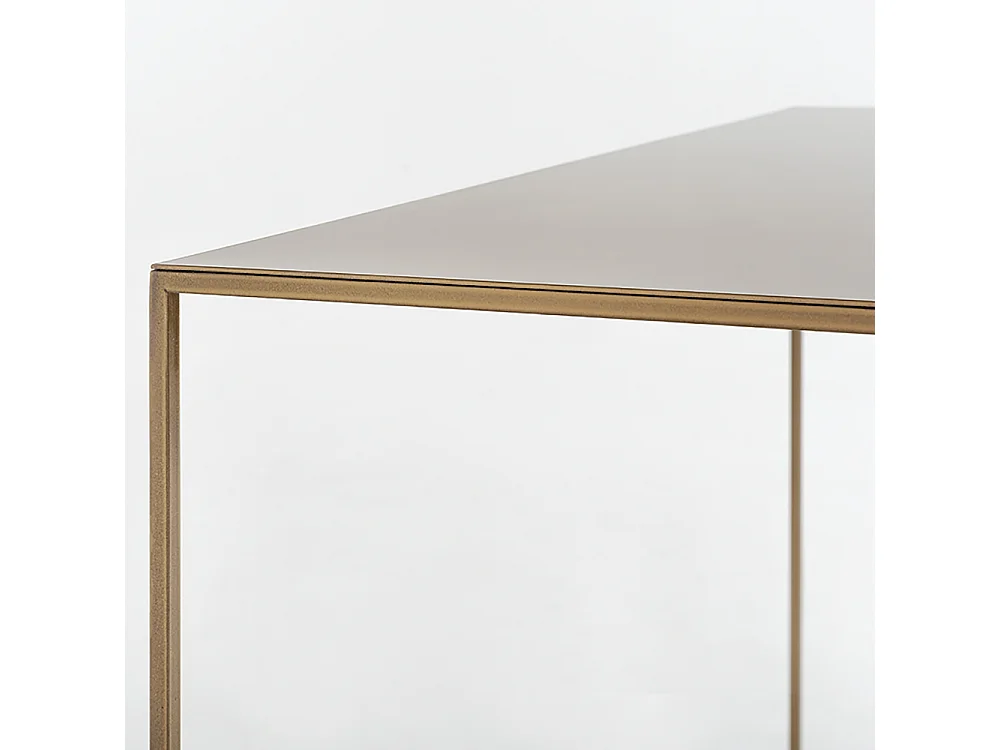 Consoletafel 100x35x75 cm goud tensio metaal
