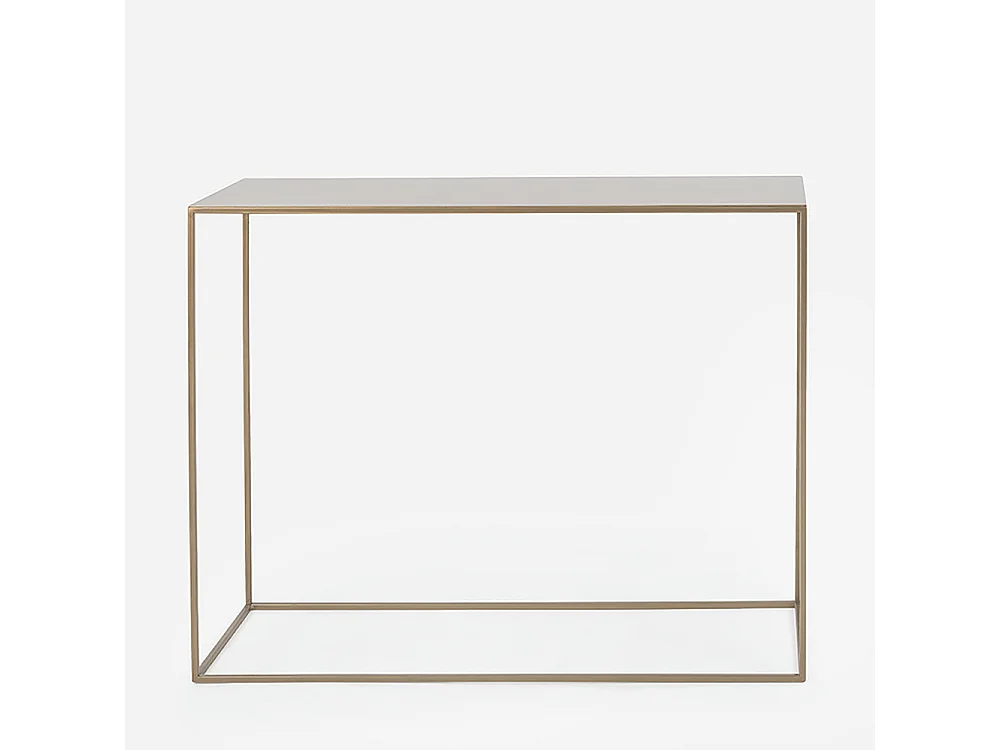 Consoletafel 100x35x75 cm goud tensio metaal