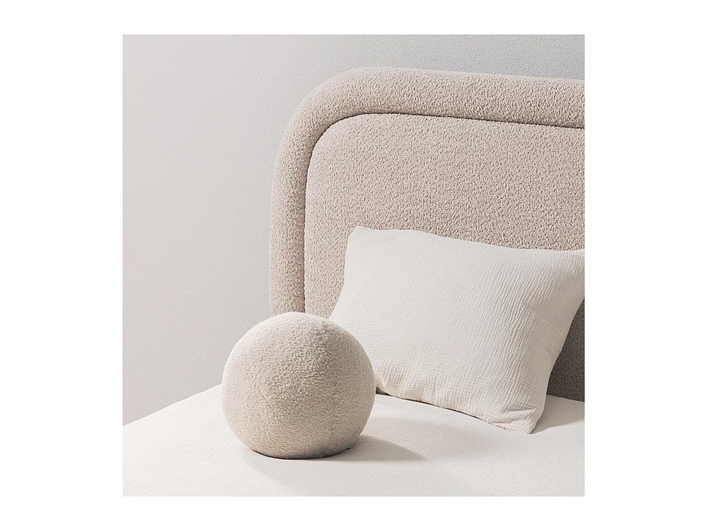 Gestoffeerd bed 140x200 cm beige Lorenz