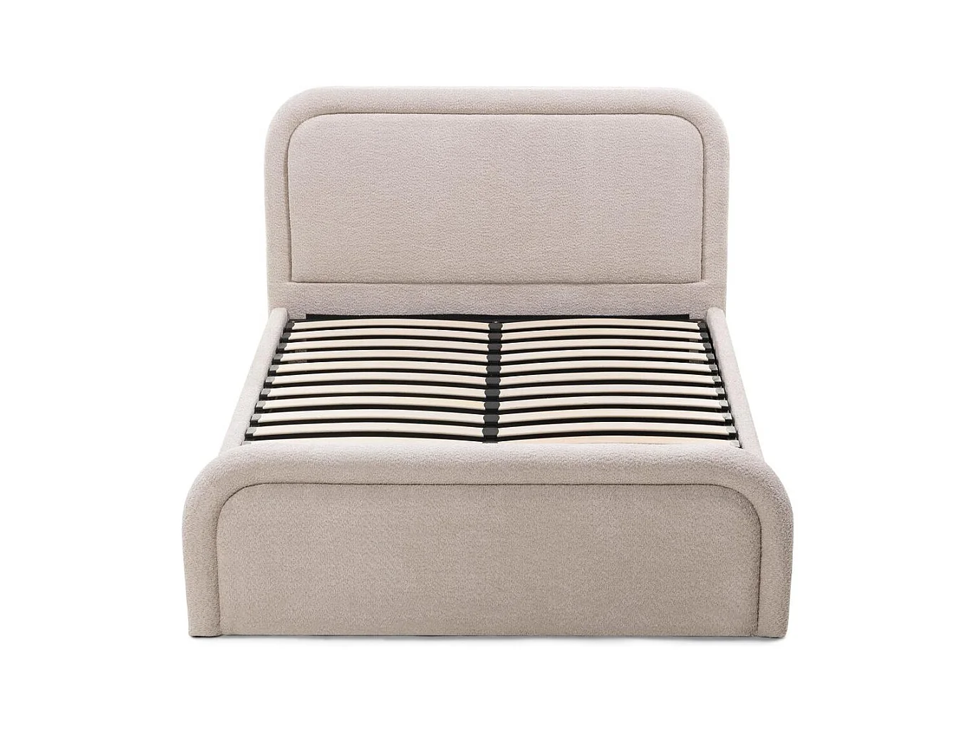 Gestoffeerd bed 140x200 cm beige Lorenz