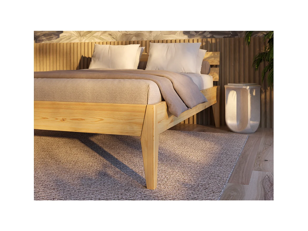 Bett 160x200 cm Kiefer lackiert Torino SL