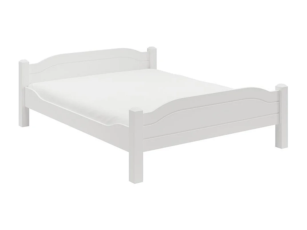 Łóżko 2,12x1,9x0,68 m biały sosna LIVA WHITE 180